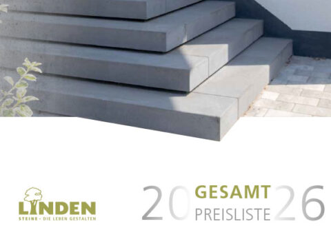 Cover der Preisliste der Marke Linden für 2026